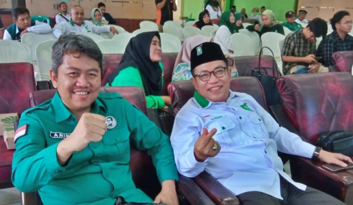Abah Bandi Tak Hadiri Penyampaian Visi-Misi Cakada PKB Sidoarjo, Bacabup Mas Iin Dan Abah Usman Tampil Mesra