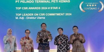 Dukung Pertumbuhan Bisnis Berkelanjutan, Pelindo Group Raih Top CSR Awards