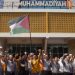 Aksi Bela Palestina, SMA Muhammadiyah 1 Gresik Kutuk Kejahatan Kemanusian dan Serukan Boikot Produk Israel