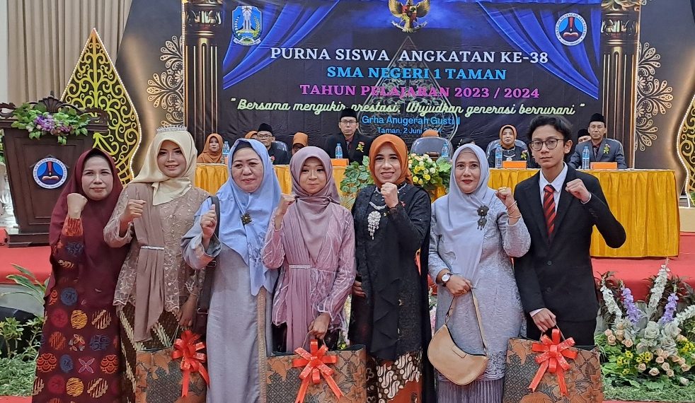 Kepala SMA Negeri 1 Taman Pesan Pada Alumninya Jaga Nama Baik Almamater