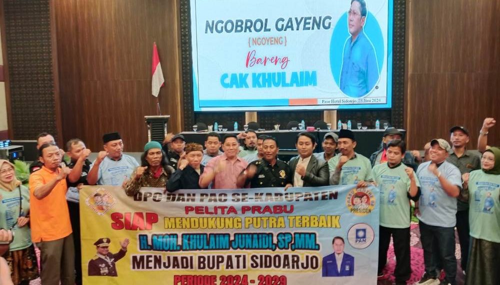 Pelita Prabu Dukung Cak Khulaim Maju Bupati Sidoarjo
