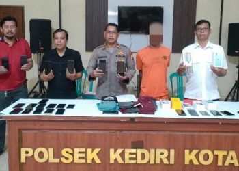 Copet Tujuh HP Penonton Konser, Warga Campurejo Diamankan Polsek Kediri Kota