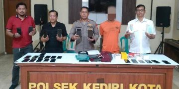 Copet Tujuh HP Penonton Konser, Warga Campurejo Diamankan Polsek Kediri Kota
