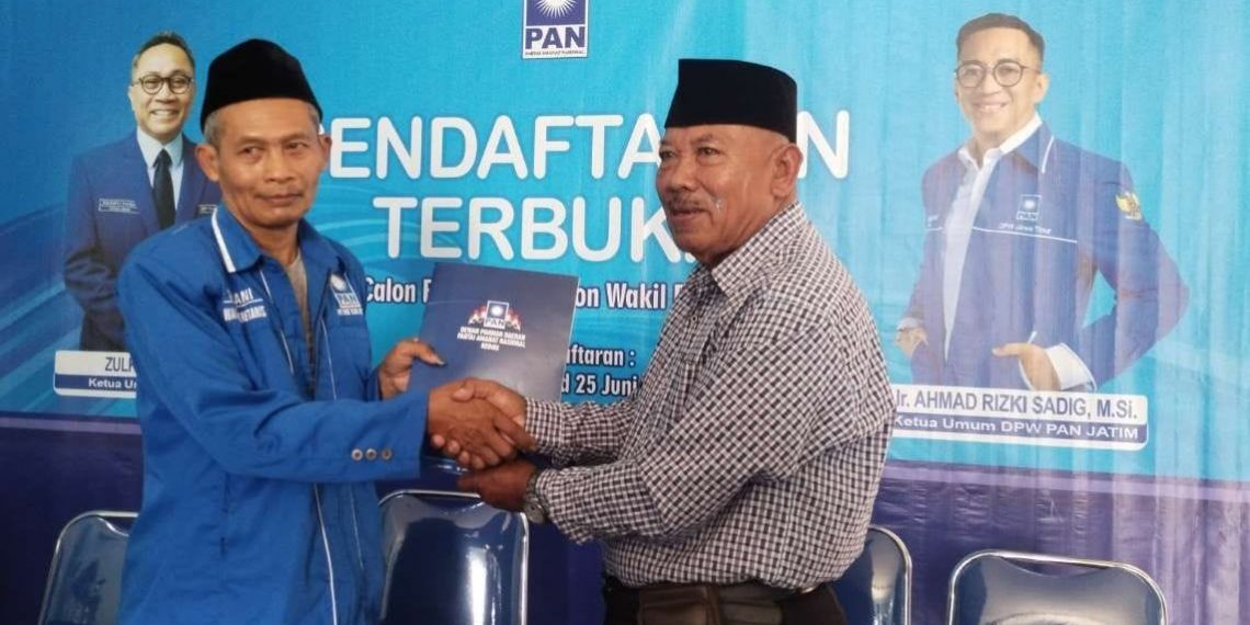 DPD PAN Kabupaten Kediri Terima Berkas Bacawabup Tahun 2024