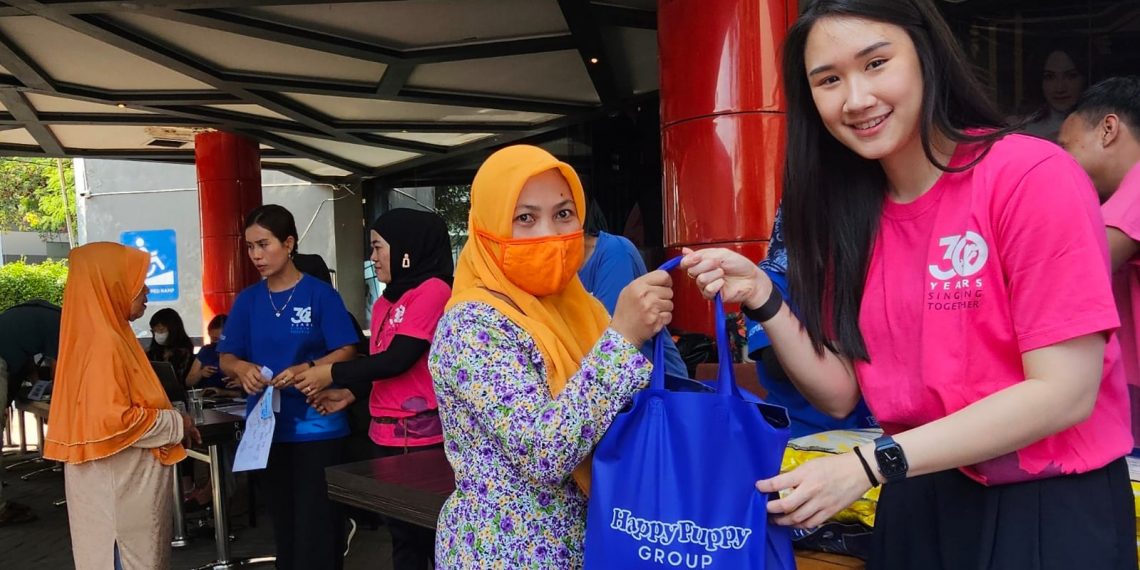 Happy Puppy Rayakan Ultah dengan Berbagi Beras 6 Ton