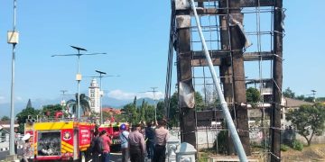 Pemkot Kediri Secepat Mungkin Benahi Jembatan Brawijaya Usai Kebakaran