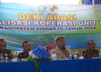 Dinkop dan Usaha Mikro Gelar Deklarasi Revitalisasi KUD se Kabupaten Sidoarjo