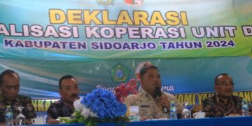 Dinkop dan Usaha Mikro Gelar Deklarasi Revitalisasi KUD se Kabupaten Sidoarjo