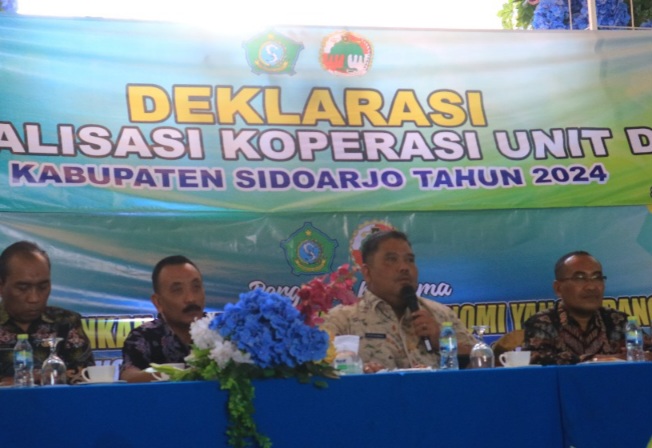 Dinkop dan Usaha Mikro Gelar Deklarasi Revitalisasi KUD se Kabupaten Sidoarjo
