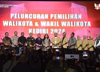 KPU Kota Kediri Gelar Peluncuran Pemilihan Wali Kota dan Wakil Wali Kota