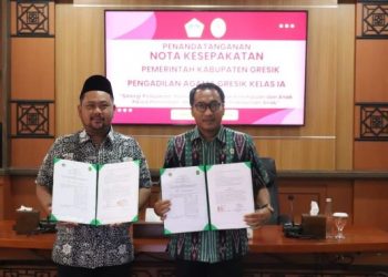 Wujudkan Keberpihakan terhadap Perempuan dan Anak, Pemkab Teken MoU dengan Pengadilan Agama Gresik