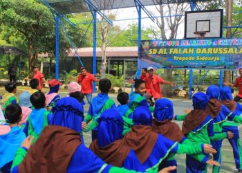 SD Al Falah Darussalam Lakukan Outbond Tingkatkan Kerja Sama di Luar Sekolah