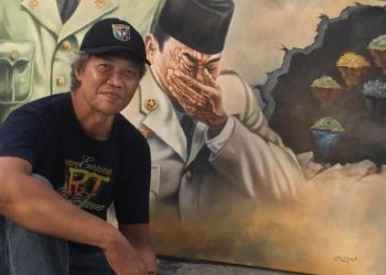 Lukisan ‘Kesedihan Bung Karno Mendapati Bumi Pertiwi Rusak’ Laku Dua Digit
