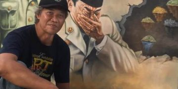 Lukisan ‘Kesedihan Bung Karno Mendapati Bumi Pertiwi Rusak’ Laku Dua Digit