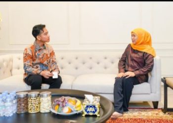 Silaturahmi ke Rumah Khofifah, Gibran Nyatakan Siap Menangkan Khofifah-Emil di Pilgub Jatim