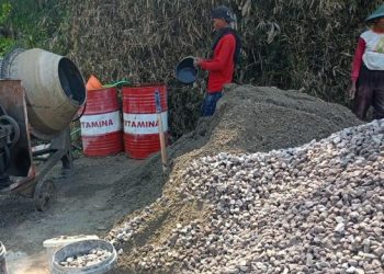 Pemdes Sukosari Genjot Pembangunan Sarpras Desa