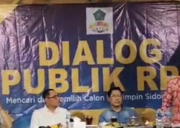 Hadiri Dialog Publik RPS, Bacawabup Andre Yulius Akan Laporkan Bupati Sidoarjo Yang Terindikasi Korupsi