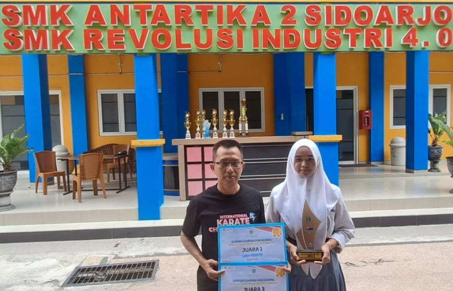 Siswa SMK Antartika 2 Sidoarjo Raih Dua Juara di Ajang O2SN Jawa Timur 2024
