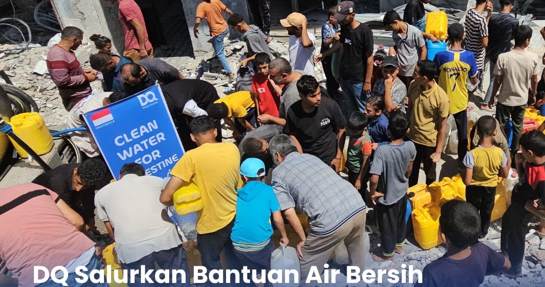 Dompet Al-Qur’an Indonesia Salurkan Bantuan Air Bersih Untuk Warga Palestina di Deir Al Balah Jalur Gaza Tengah, Palestina
