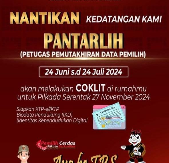 Kebut Coklit Pilkada 2024, KPU Banyuwangi Serukan Warga Siapkan KTP dan KK