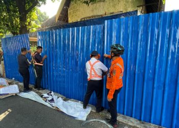 KAI Daop 8 Surabaya Tertibkan Rumah Dinas di Jalan Gerbong