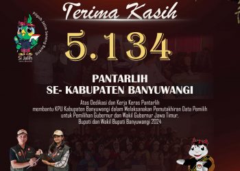 Coklit Pilkada 2024 Tuntas, KPU Banyuwangi Apresiasi Kinerja Pantarlih