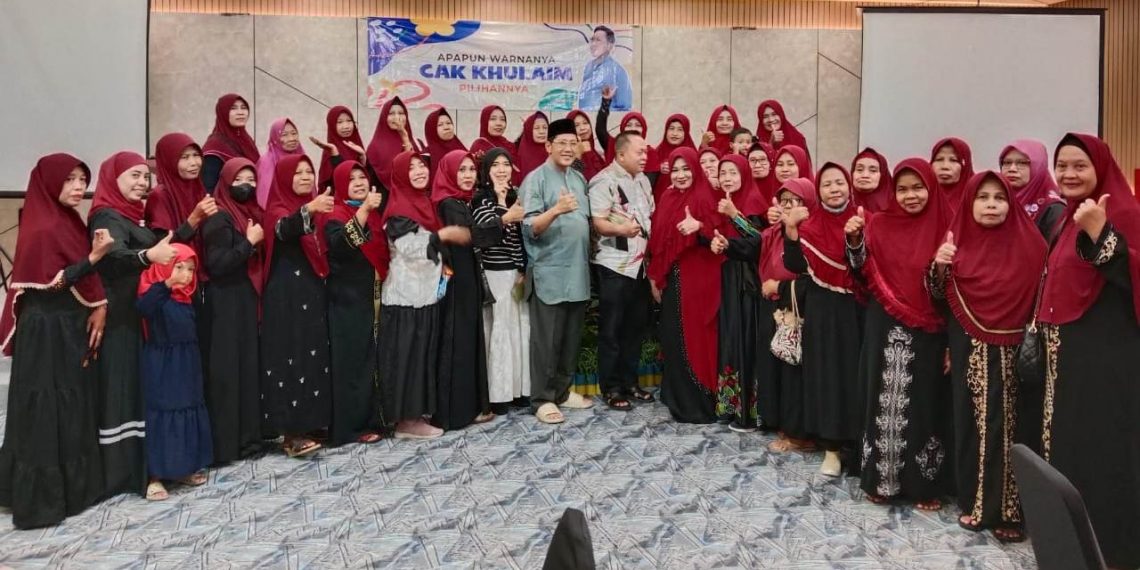 Ibu-ibu Pengajian Doakan H Khulaim Sukses Pilkada 2024  