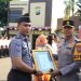Kapolresta Kediri Berikan Penghargaan Pada Pegawai Lapas