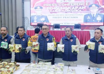 Ditresnarkoba Polda Jatim Sita 84 Kilogram Sabu Jaringan Internasional Fredy Pratama