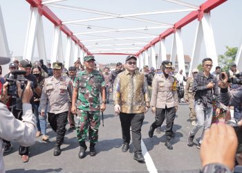 Usai putus Selama Tujuh Tahun, Akhirnya Bupati Kediri Resmikan Jembatan Jongbiru