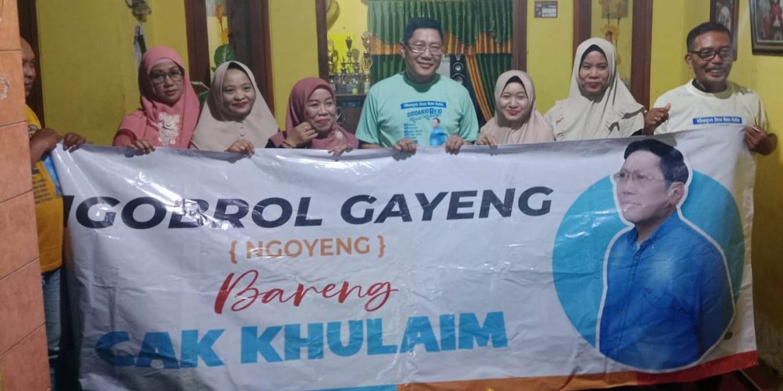 Warga Waru Dukung H Khulaim Maju Cabup Sidoarjo 2024-2029