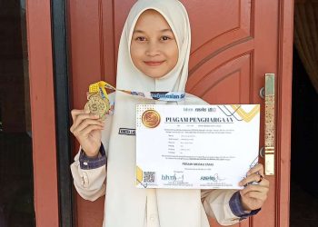 Tertarik Alam Semesta, Vanesya Siswi SMP Nurul Fikri Raih Medali Emas Nasional