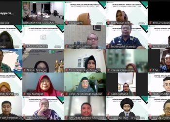 Disnaker Sidoarjo Gelar Ekspose RTKD 2025-2029 Secara Daring