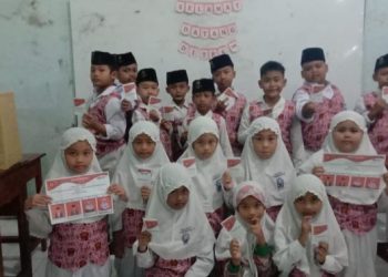 ‘Pemilu’ Telah Berlangsung di SD Al Islam Morowudi Gresik, Begini Mekanismenya