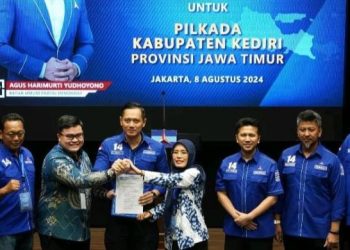 DPP Demokrat Rekom Bacabup Mas Dhito – Mbak Dewi di Pilkada Kabupaten Kediri
