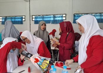 Peringati HUT RI ke 79 SMK Pemuda Krian Libatkan Ibu-ibu PKK