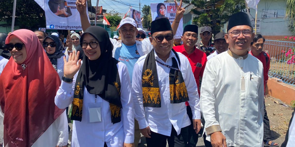 Hari kedua, Paslon Ipuk-Mujiono Resmi Mendaftar di KPU Banyuwangi