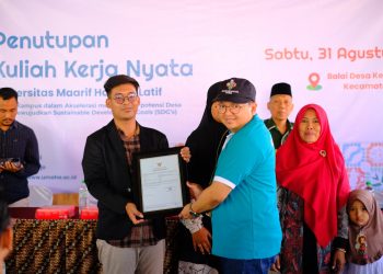 Mahasiswa Umaha Sebulan Lakukan Pengabdian Masyarakat di Wilayah Kec Tarik