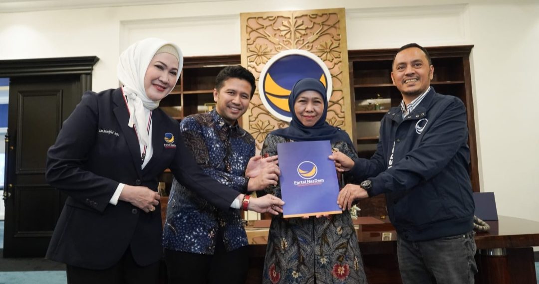 Serahkan B1 KWK, NasDem Puji Kekompakan dan Harmonisasi Pasangan Khofifah-Emil