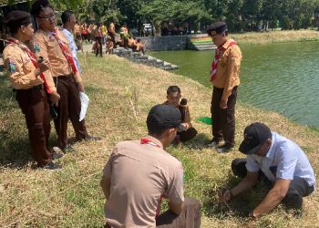 Peringati Hari Pramuka Siswa SMP IT Insan Kamil Lakukan Tanam Bibit Pohon