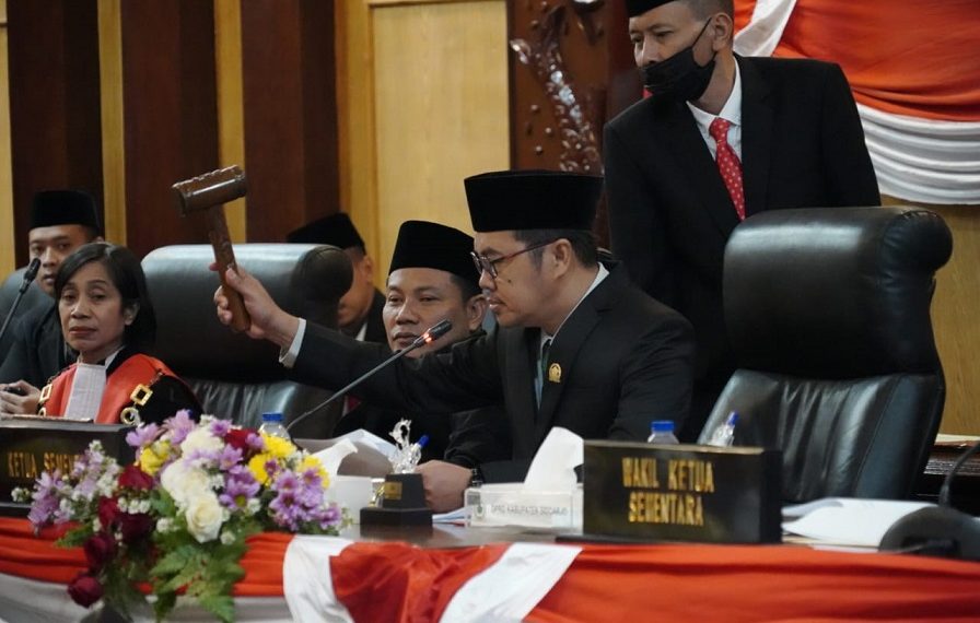 Anggota DPRD Kabupaten Sidoarjo Periode 2024-2029 Resmi Dilantik, Ketua Sementara Secepatnya Bentuk AKD