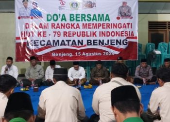 Doa Bersama Organisasi Keagamaan dan Masyarakat Benjeng Sambut HUT ke-79 Kemerdekaan RI