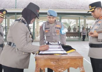 Mutasi Personel di Polres Kediri, 3 Perwira Alih Jabatan