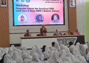 SMK Negeri 2 Buduran Kolaborasi dengan BBJT Kuatkan Literasi dan UKBI