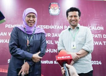 Elektabilitas Khofifah-Emil Digdaya Jauh di Atas Risma-Gus Hans Benamkan Luluk-Lukman