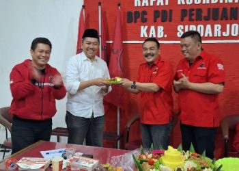 DPC PDI Perjuangan Lakukan Konsolidasi Menangkan SAE di Pilkada Sidoarjo
