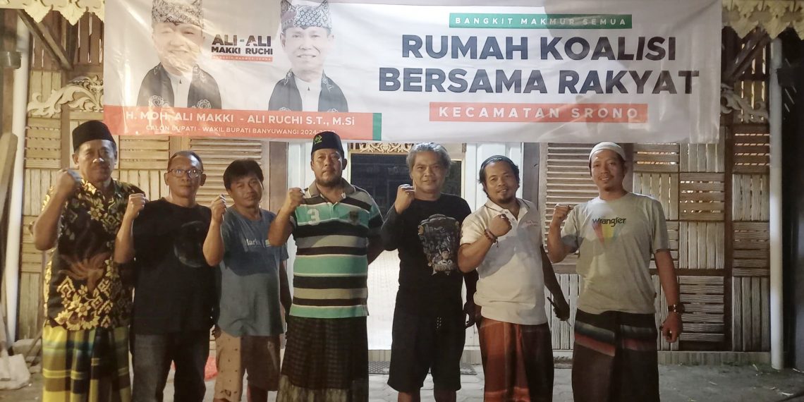 Inginkan Perubahan Pemimpin, Warga Banyuwangi Bangun Rumah Koalisi Bersama Rakyat Jelang Pilkada