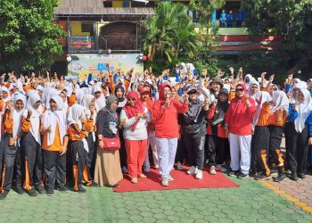 Ribuan Siswa SMP Negeri 4 Sidoarjo Cegah Stunting Melalui Gernas Aksi Bergizi