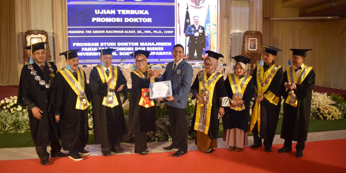 Ujian Terbuka: Marsma TNI Dr. Abdur Rachman Alkaf Sampaikan Masalah Efektivitas Disiplin Kerja