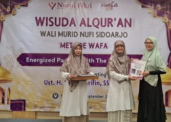 Lembaga Pendidikan Nurul Fikri Sidoarjo Fasilitasi Wali Murid Wisuda Al Qur’an